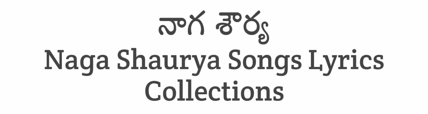 Naga Shaurya Movie Songs Lyrics Collection